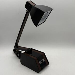 Vtg 80's Underwriters Laboratories Folding Office Desk Lamp Issue No. AB-3789